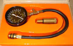 Compression tester, petrol engines