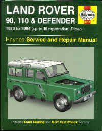 Haynes Manual for Defender Diesel
