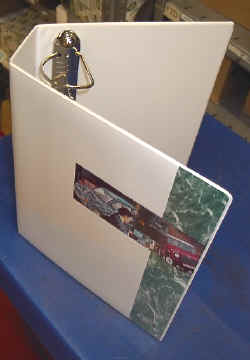 Binder for loose leaf workshop manuals