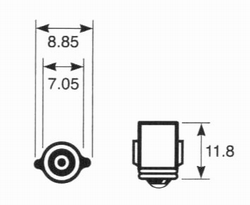 24v 3w Bulb type LLB283