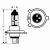 24v 75/70w Headlamp  Bulb type LLB475 - view 1