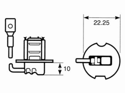 24v 70w Halogen Spot Bulb type LLB460