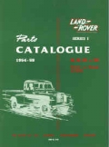 Parts Catalogue 1954-58 Series I Models