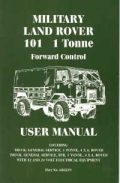User Manual Military Land Rover 101 1Tonne Forward Control