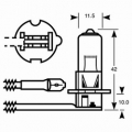 24v 70w Halogen Spot Bulb type LLB460