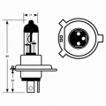 24v 75/70w Headlamp  Bulb type LLB475