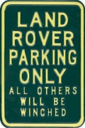 Land Rover Parking