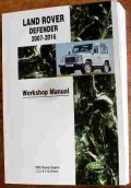 Workshop Manual for Defender 2007 to 2016